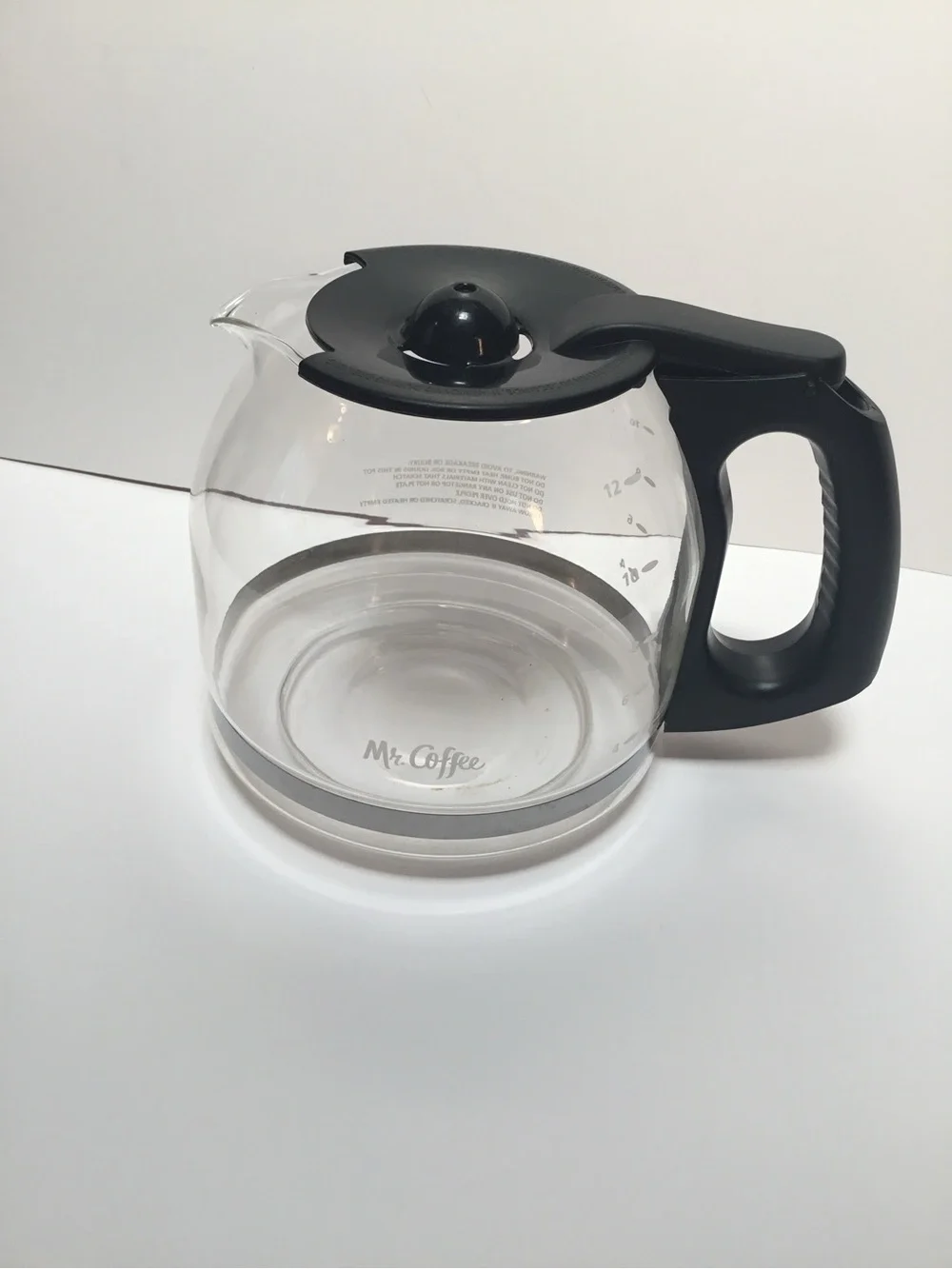 Mr Coffee Black Replacement Glass Carafe